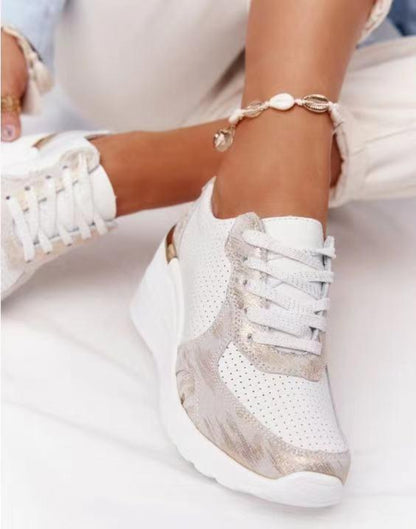 Damen Keilabsatz Sneaker – Eleganz für den Alltag