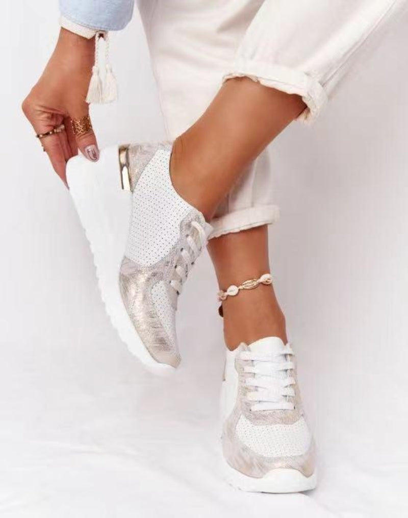 Damen Keilabsatz Sneaker – Eleganz für den Alltag