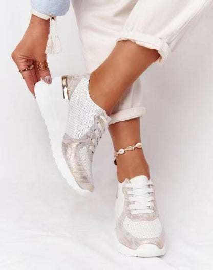 Damen Keilabsatz Sneaker – Eleganz für den Alltag