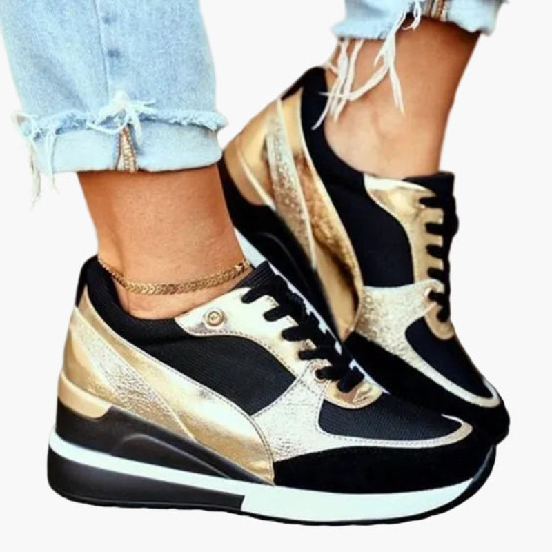 Damen Keilabsatz Sneaker – Eleganz für den Alltag
