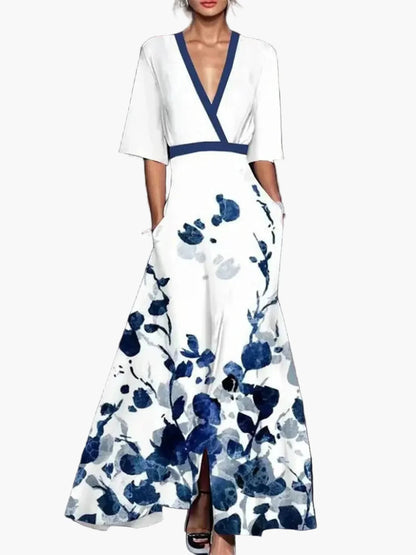 Damen Maxikleid Elegant mit Ärmeln – Modisches Ausgeh- & Eventkleid im modernen Stil