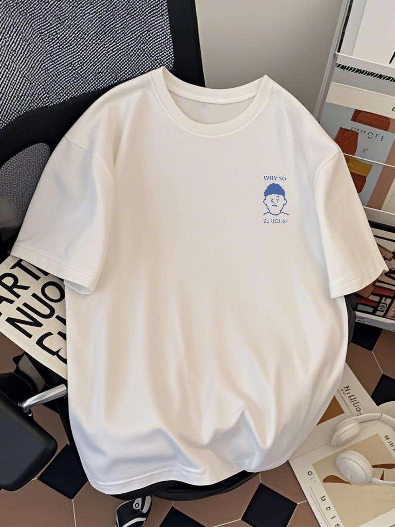 Herren T-Shirt mit Grafikdruck und Spruch – Lockerer Urban Style für Freizeit & Streetwear