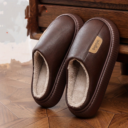 Unisex Winter Pantoffeln mit warmem Futter und rutschfester Sohle