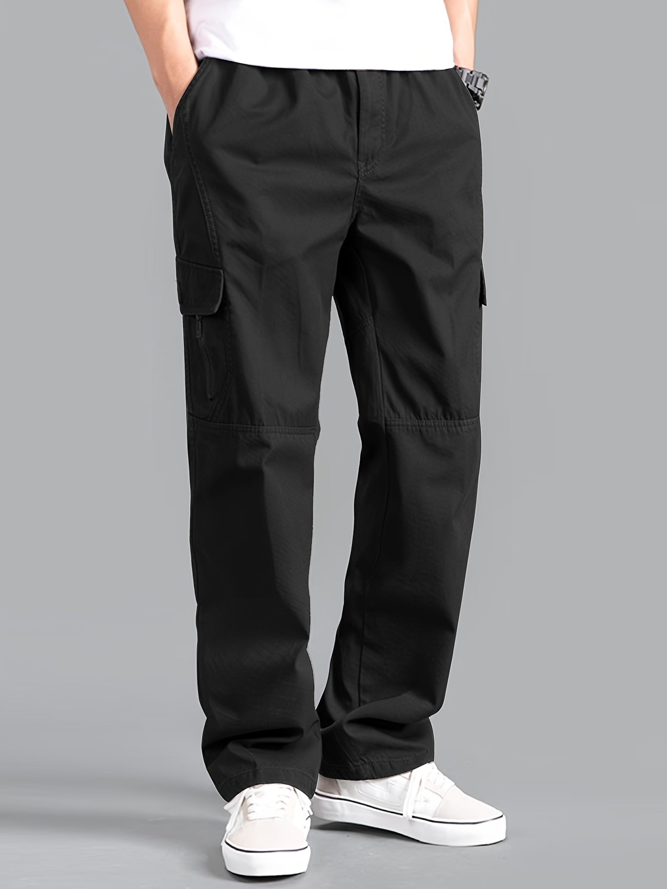Herren Cargo-Hose Relaxed Fit mit Taschen – Urban Streetwear & Freizeit