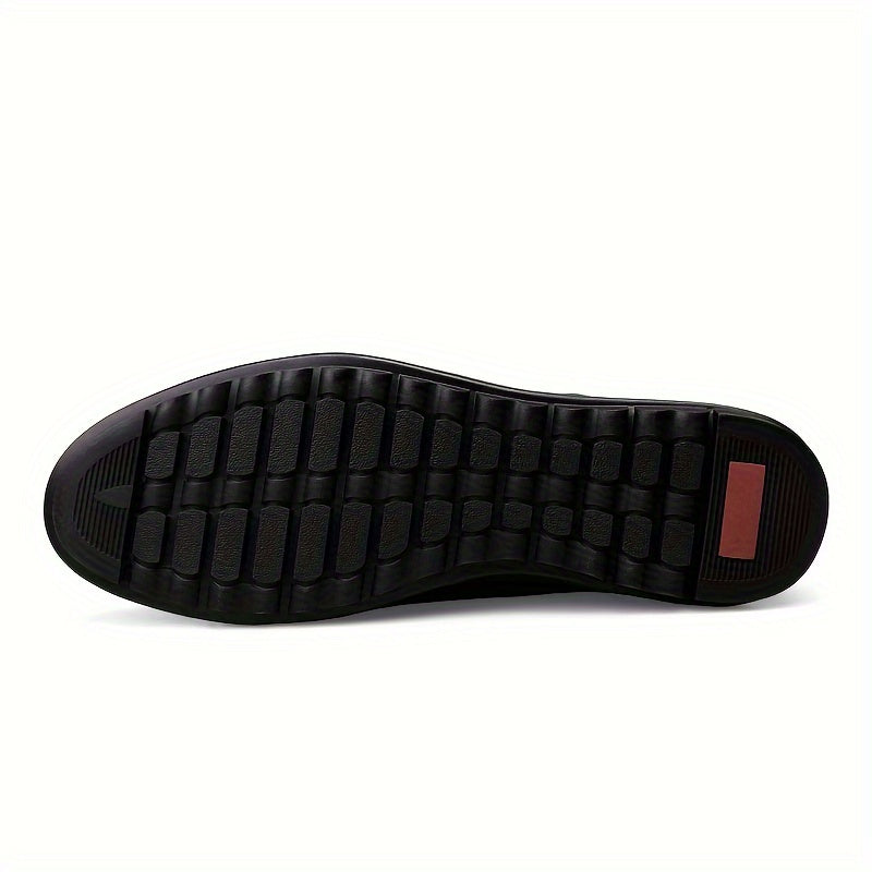 Herren Slip-On Loafer – Modische Freizeitschuhe mit Prägung und moderner Schnalle