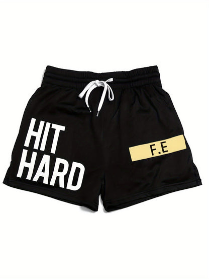 Herren Sportshorts Basketball-Style HIT HARD F.E. – Trainings- und Freizeitshorts