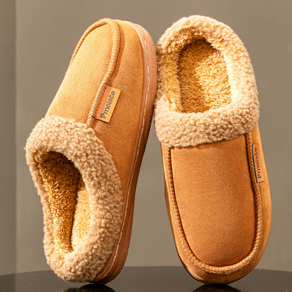 Unisex Winter Hausschuhe mit weichem Futter, Slipper