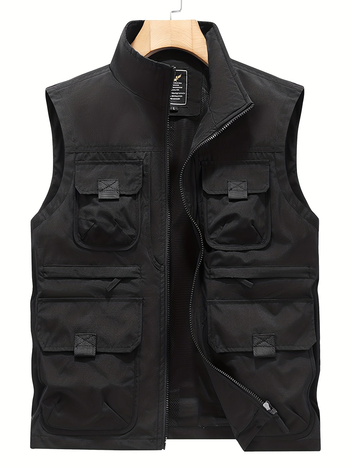 Herren Outdoor Weste mit Mehreren Taschen – Funktionelle Freizeit- und Angelweste