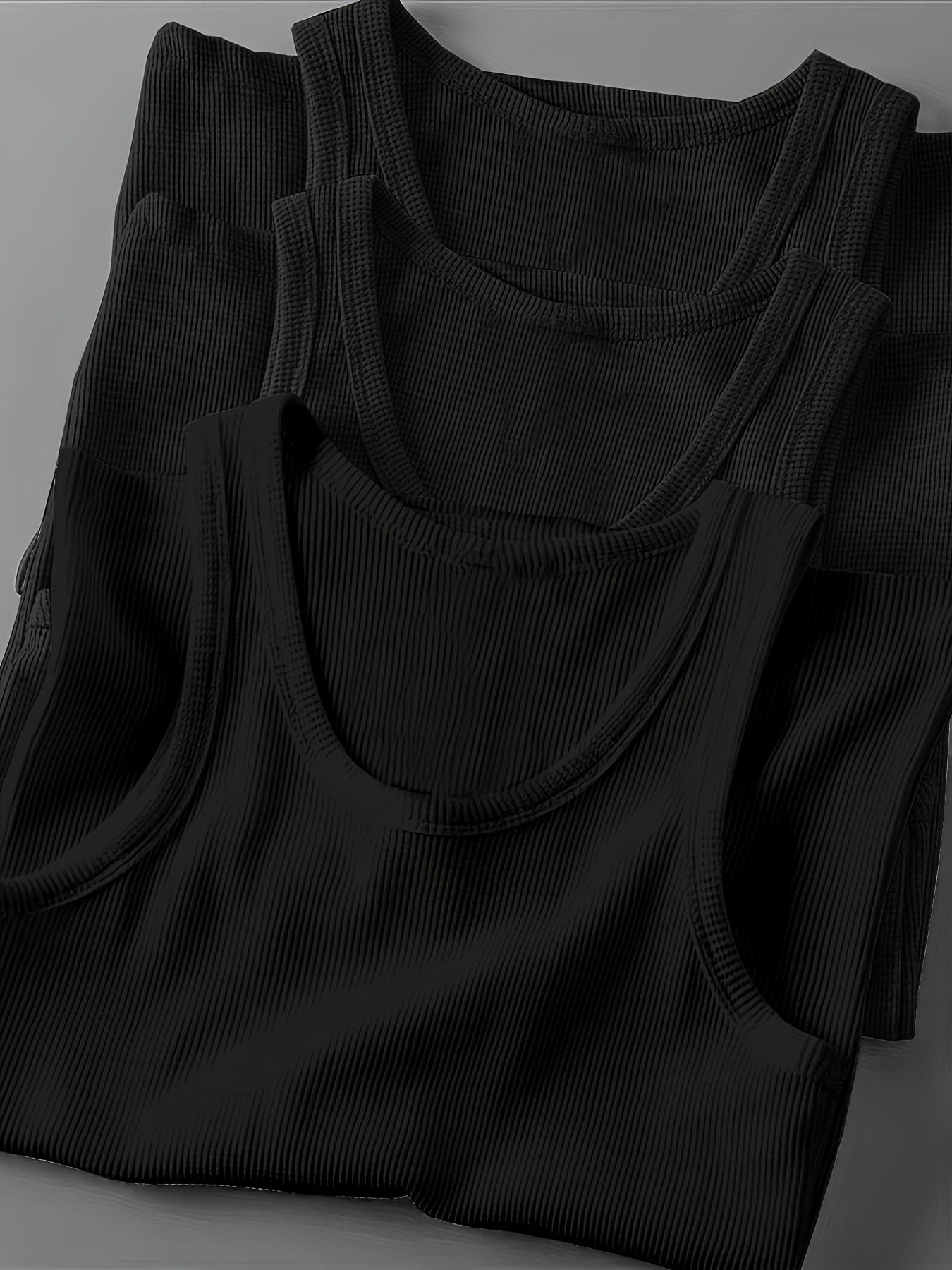 Herren Sportliches Ripp-Tanktop Set – Klassischer Schnitt, Modernes Design, Für Fitness & Freizeit