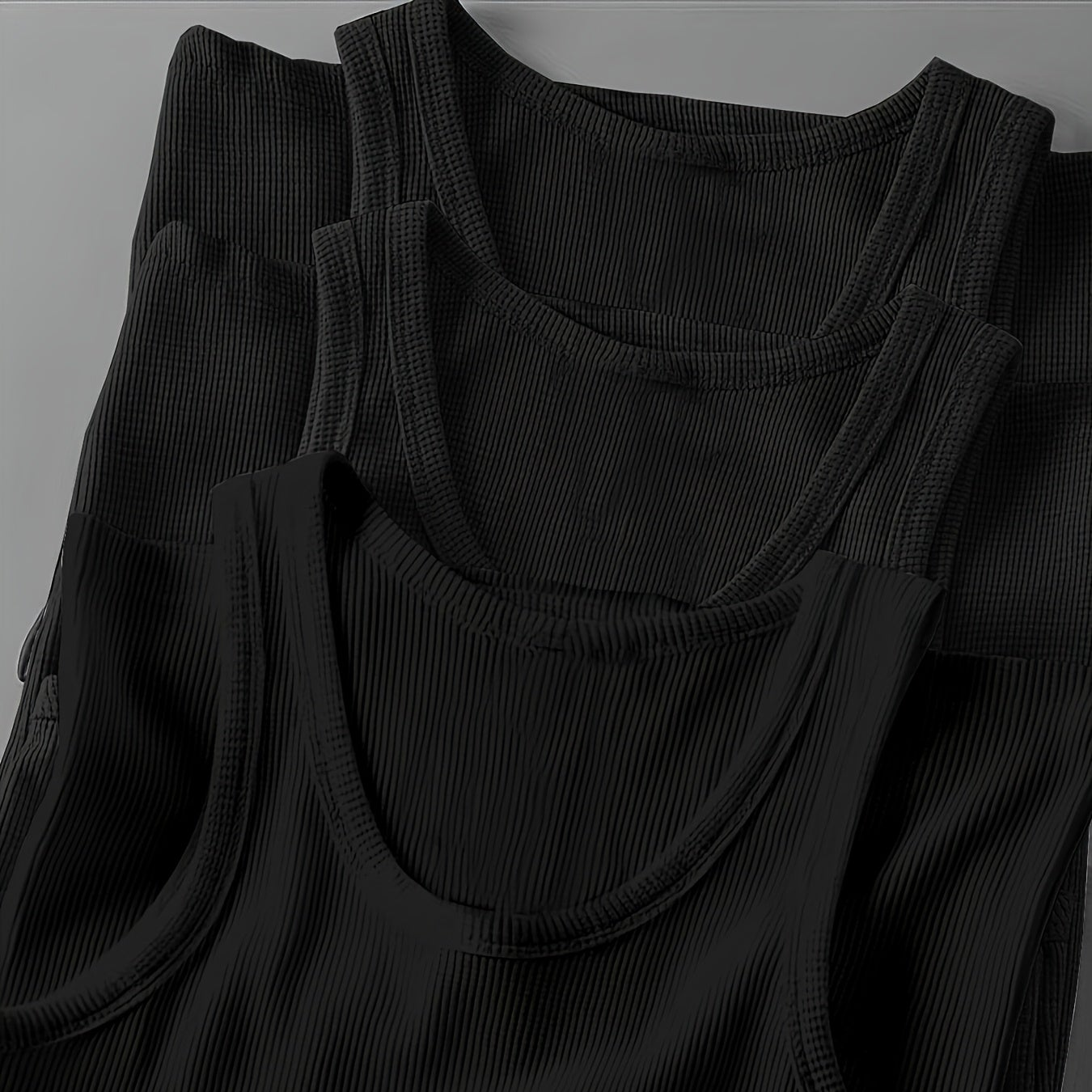 Herren Sportliches Ripp-Tanktop Set – Klassischer Schnitt, Modernes Design, Für Fitness & Freizeit