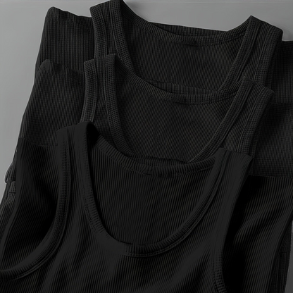 Herren Sportliches Ripp-Tanktop Set – Klassischer Schnitt, Modernes Design, Für Fitness & Freizeit