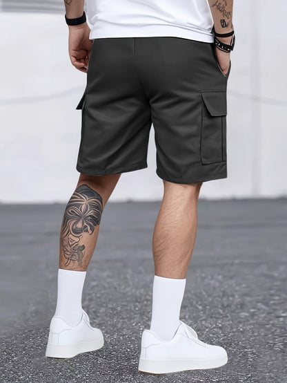 Herren Cargo Shorts Freizeit Streetwear mit Tasche – Lässige Sommer Bermuda für Alltag und Sport