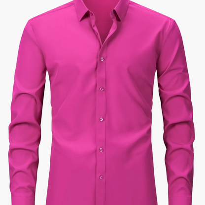 Herren Business Freizeithemd – Elegantes Langarmhemd für Alltag und Büro