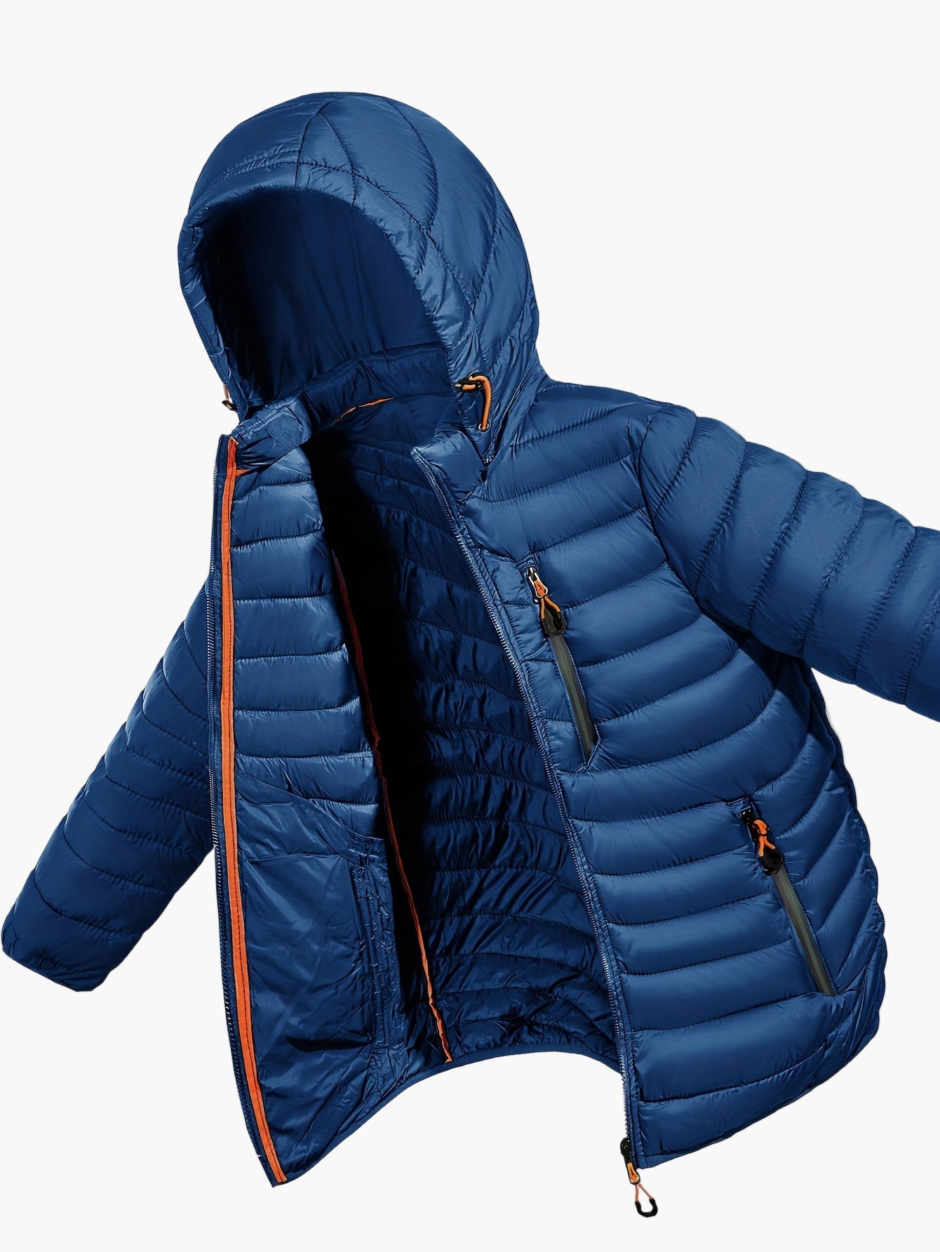 Herren Steppjacke mit Kapuze für Outdoor und Freizeit – Leicht & Warm