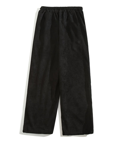 Herren Plissee-Freizeithose mit Kordelzug – Moderner City-Look, Relaxed Fit, Urban Style