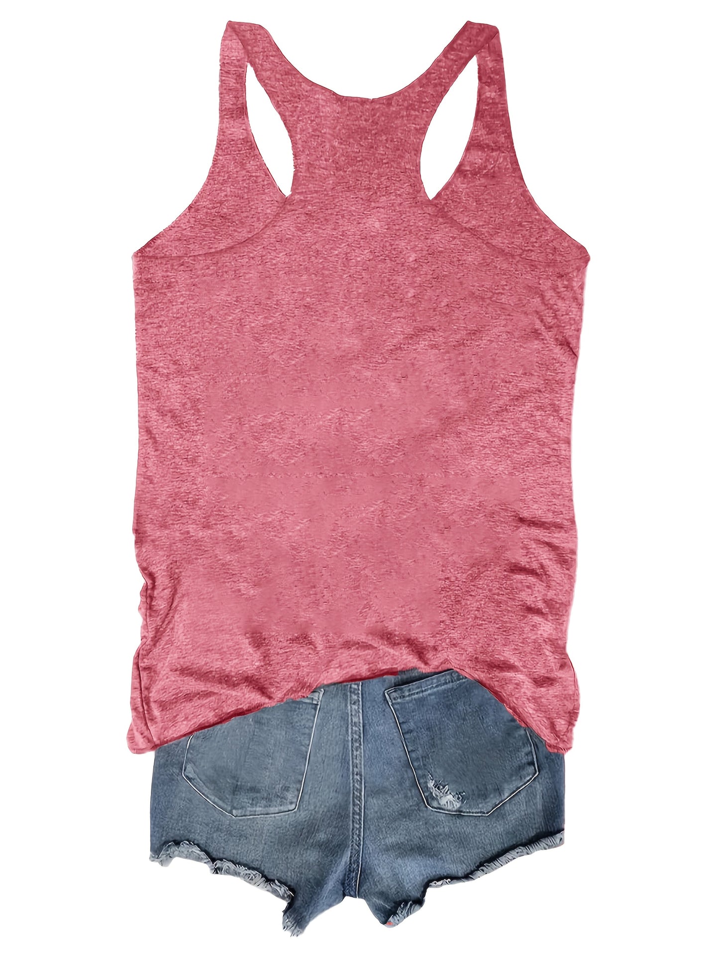 Damen Tanktop mit Wildblumen-Print – Sommer Freizeitshirt, Boho Stil