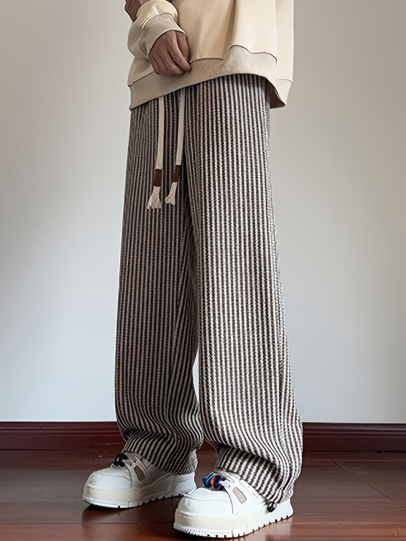 Herren Strickhose im angesagten Streetstyle, gerade geschnitten, lässig für Alltag & Freizeit