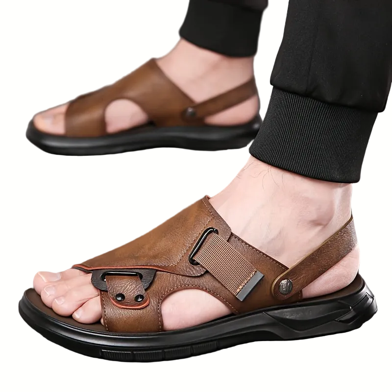 Herren Freizeitsandalen – Offene Sommerschuhe mit modischer Schnalle, ideal für Urlaub und Alltag