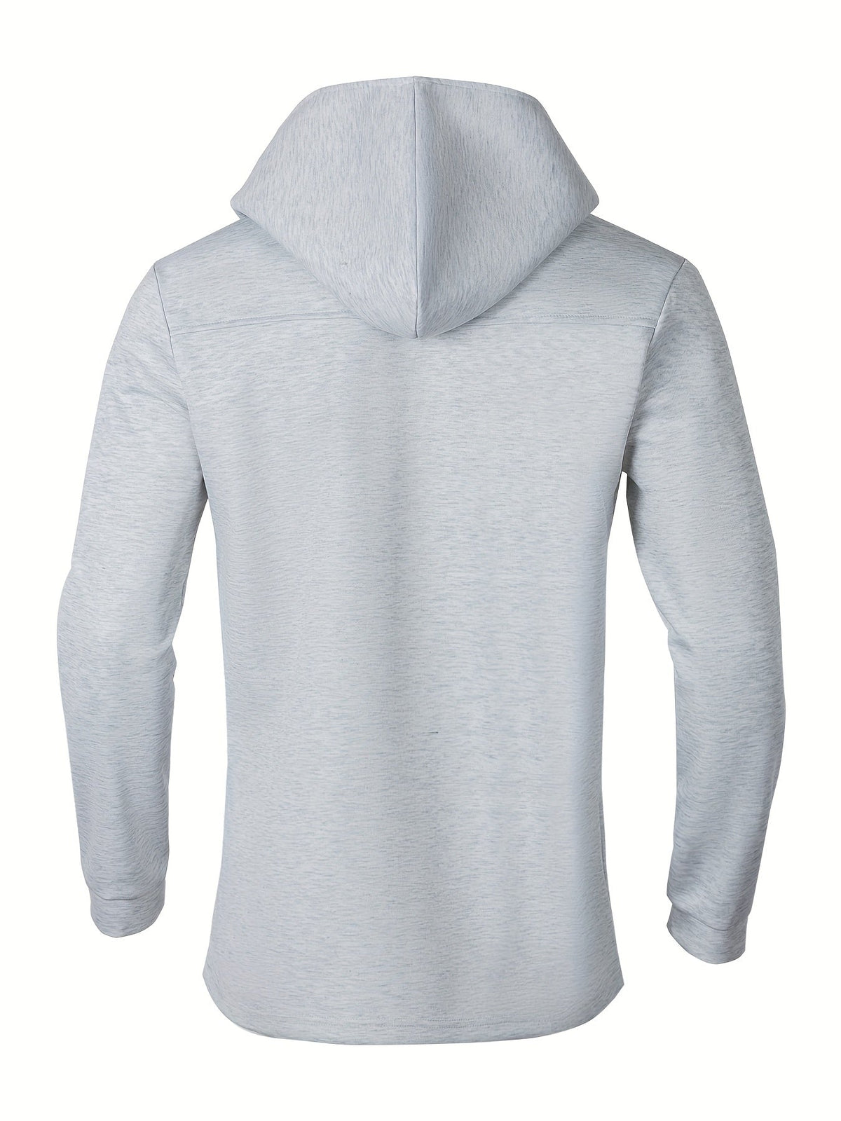 Herren Mantel mit Kapuze, gefüttert, zweireihig, Stehkragen, warm