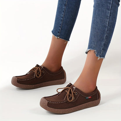 Damen Freizeitschuhe – Bequeme Mokassin-Slipper im Casual-Stil für Alltag und Büro