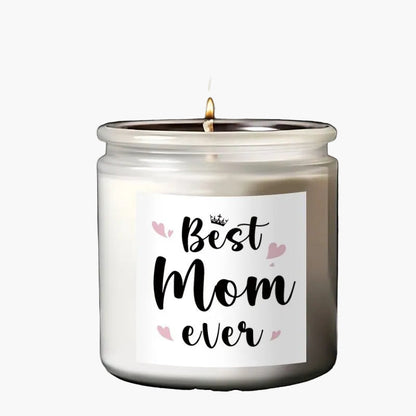 Muttertag Kerzensticker – Deko-Aufkleber "Best Mom Ever" für Frauen, Geschenkidee