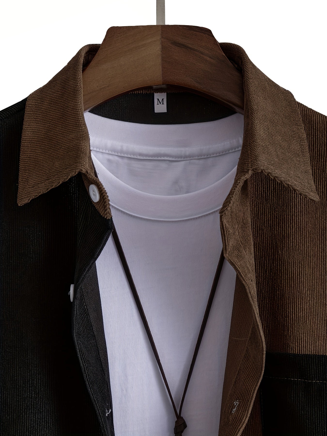 Herren Kurzarm Hemd im modernen Split-Panel Design – Lässiges Button-Down für Freizeit und Alltag