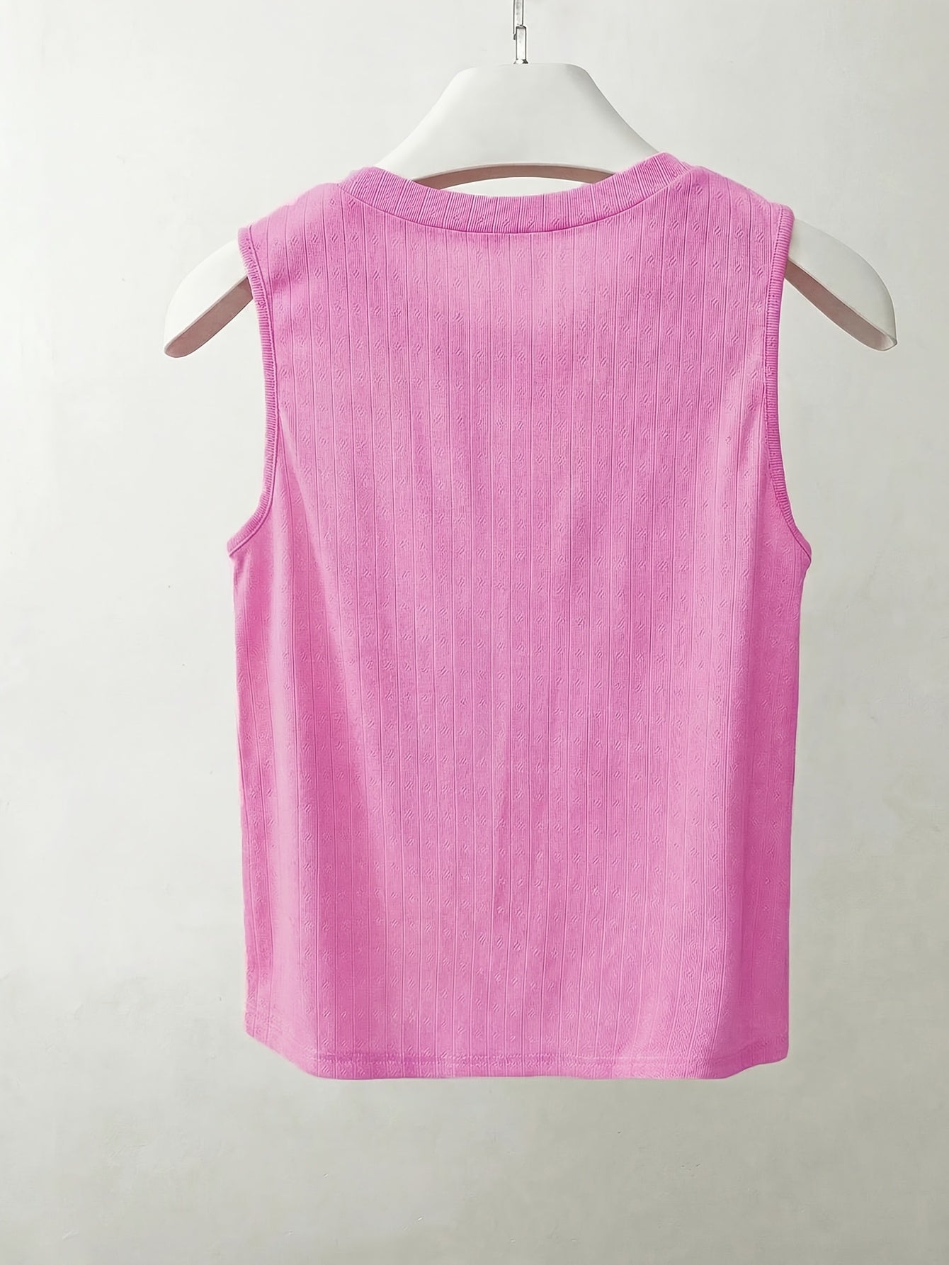 Damen Elegantes Stricktop mit Perlenbesatz – Ärmelloses Oberteil für modische Anlässe