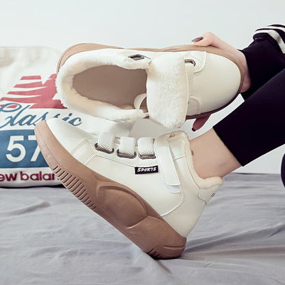 Damen High-Top Sneaker mit Klettverschluss und Futter