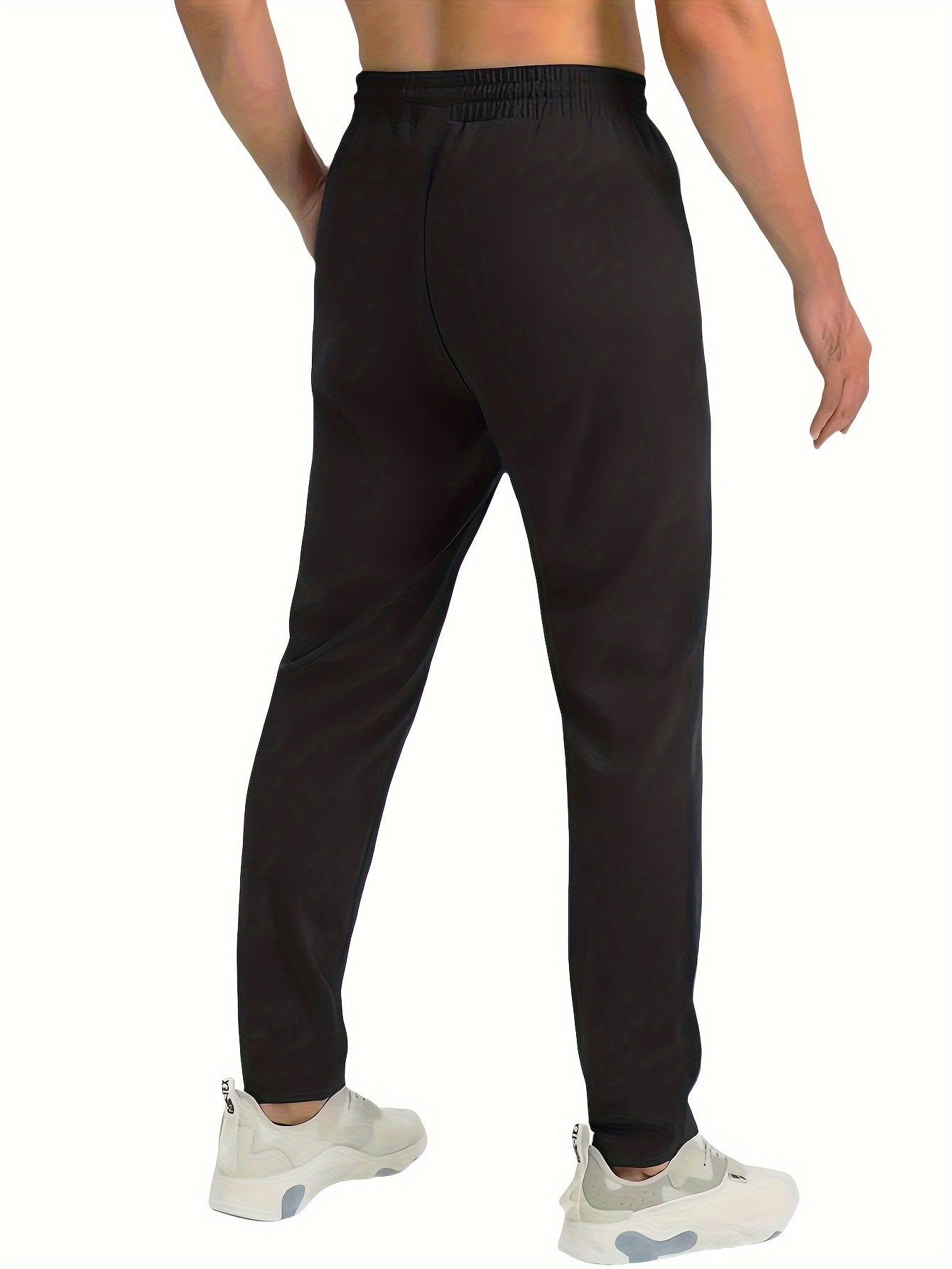 Herren Jogginghose Set – Sportliche Freizeithosen mit Reißverschlusstaschen für Alltag und Training