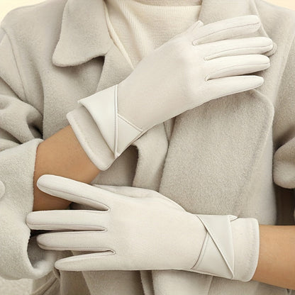 Damen Handschuhe mit Manschetten-Detail