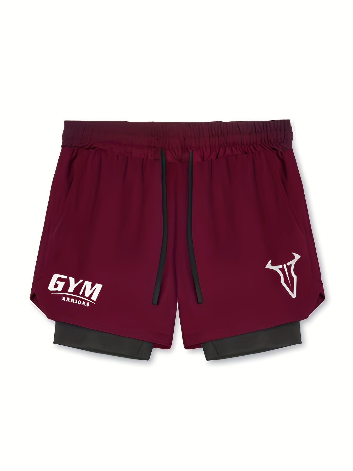 Herren Trainingsshorts 2-in-1 Performance Fitness Laufshorts