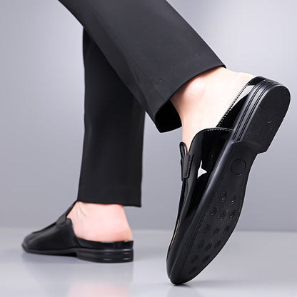 Herren Elegante Backless Loafer – Business & Freizeit Slip-On Schuhe