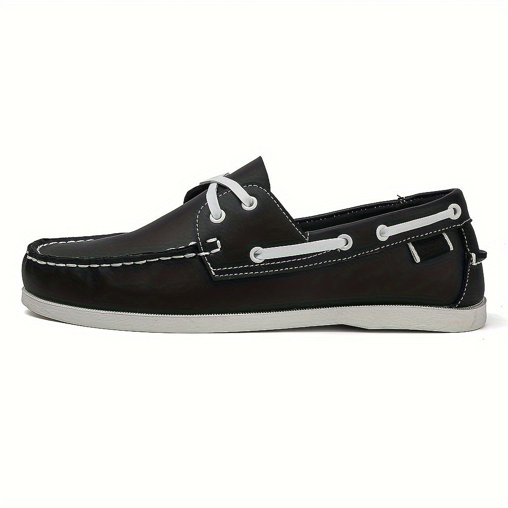 Herren Bootsschuhe im klassischen Freizeit-Look – Elegante Slipper für Alltag und Freizeit