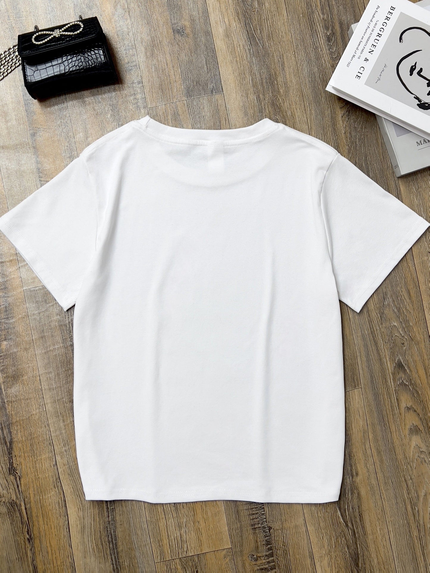 Damen Pyjama-Set Kurzarm Shirt & Karierte Hose – Bequeme Nachtwäsche im Casual-Stil