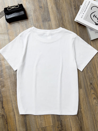 Damen Pyjama-Set Kurzarm Shirt & Karierte Hose – Bequeme Nachtwäsche im Casual-Stil