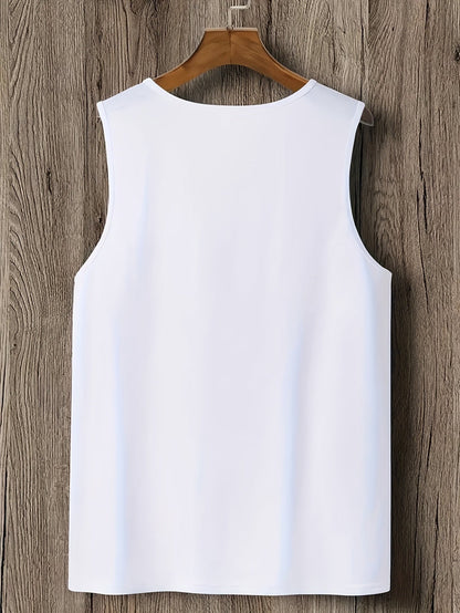 Herren Tanktop mit One Love Print und Palmen Grafik – Reggae Style für Strand und Freizeit