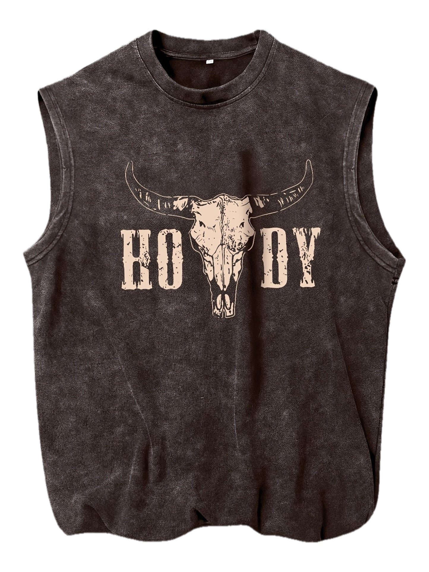 Herren Western Tanktop mit Print – Lässiges ärmelloses Shirt im Vintage-Stil für Freizeit & Festivals