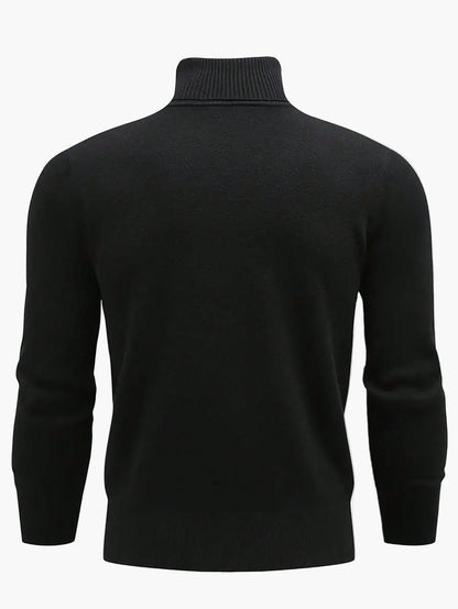 Herren Rollkragenpullover mit modernem Slim-Fit