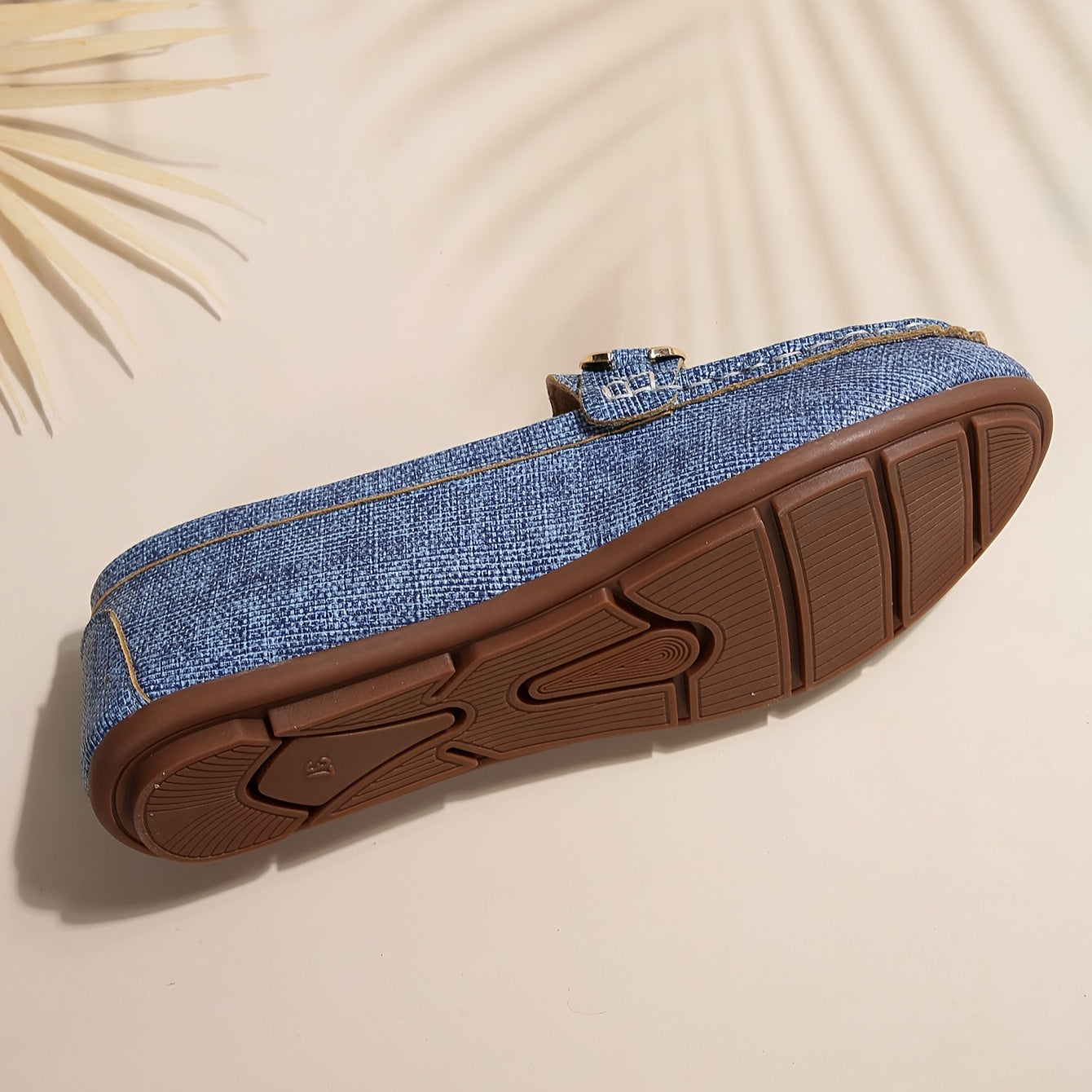 Damen Mokassins im Loafer-Stil mit Ketten-Detail – Stilvolle bequeme Freizeitschuhe für Alltag und Büro