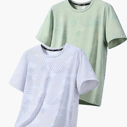 Herren Freizeit T-Shirt Set – Atmungsaktive Kurzarmshirts für Alltag und Sport