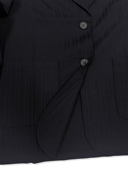 Herren Anzugjacke im modernen Streifen-Design – Eleganter Freizeit-Look für Frühling und Sommer