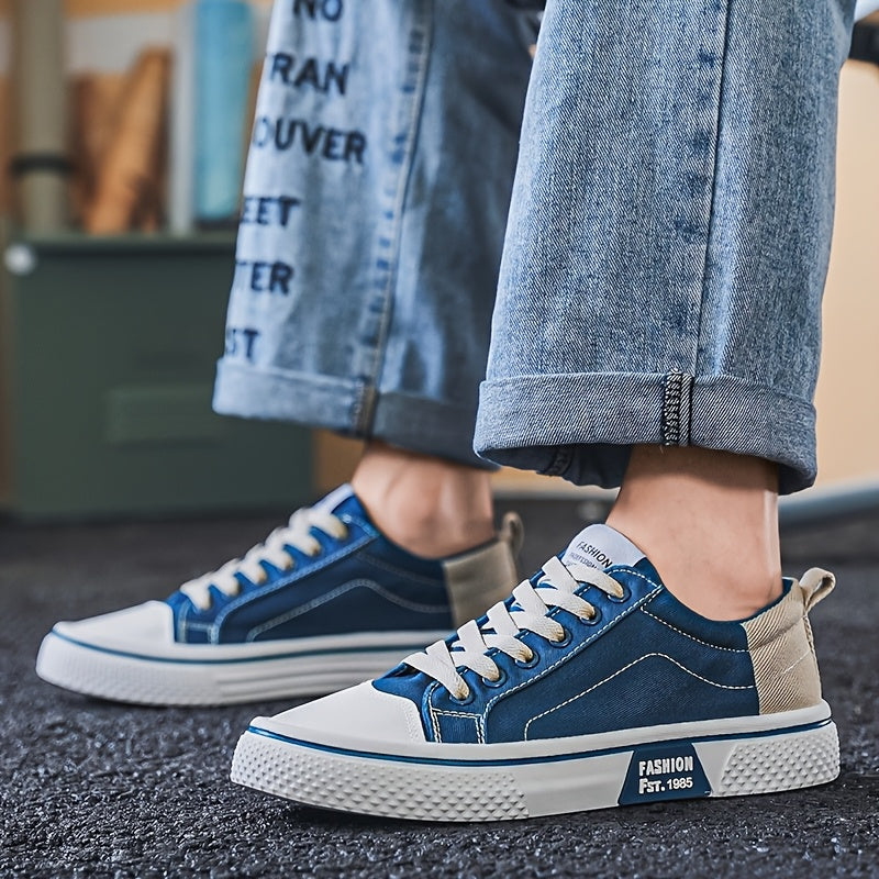 Herren Low-Top Sneaker im Vintage-Stil für Alltag und Freizeit