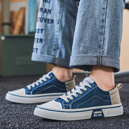 Herren Low-Top Sneaker im Vintage-Stil für Alltag und Freizeit