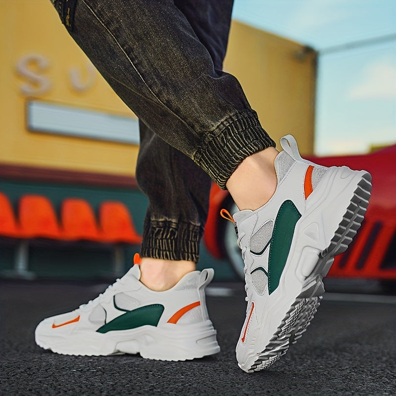 Herren Sneaker Trendige Chunky Sportschuhe Freizeit und Alltag