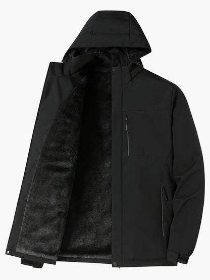 Herren Outdoor Funktionsjacke mit Kapuze – Sportliche Wanderjacke für jedes Wetter