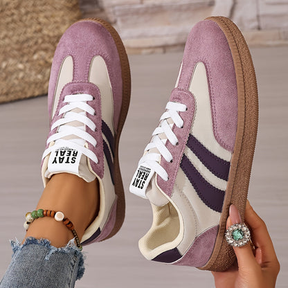 Damen Retro Sneaker Freizeit Stil – Bequeme Turnschuhe für Alltag & Streetwear