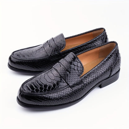 Herren Penny Loafer Elegant Business Schuhe – Klassische Slipper für besondere Anlässe