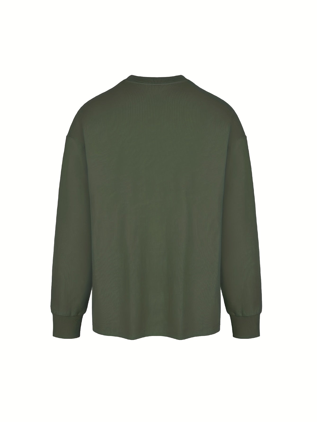 Herren Langarmshirt mit Totenkopf-Druck und Spruch