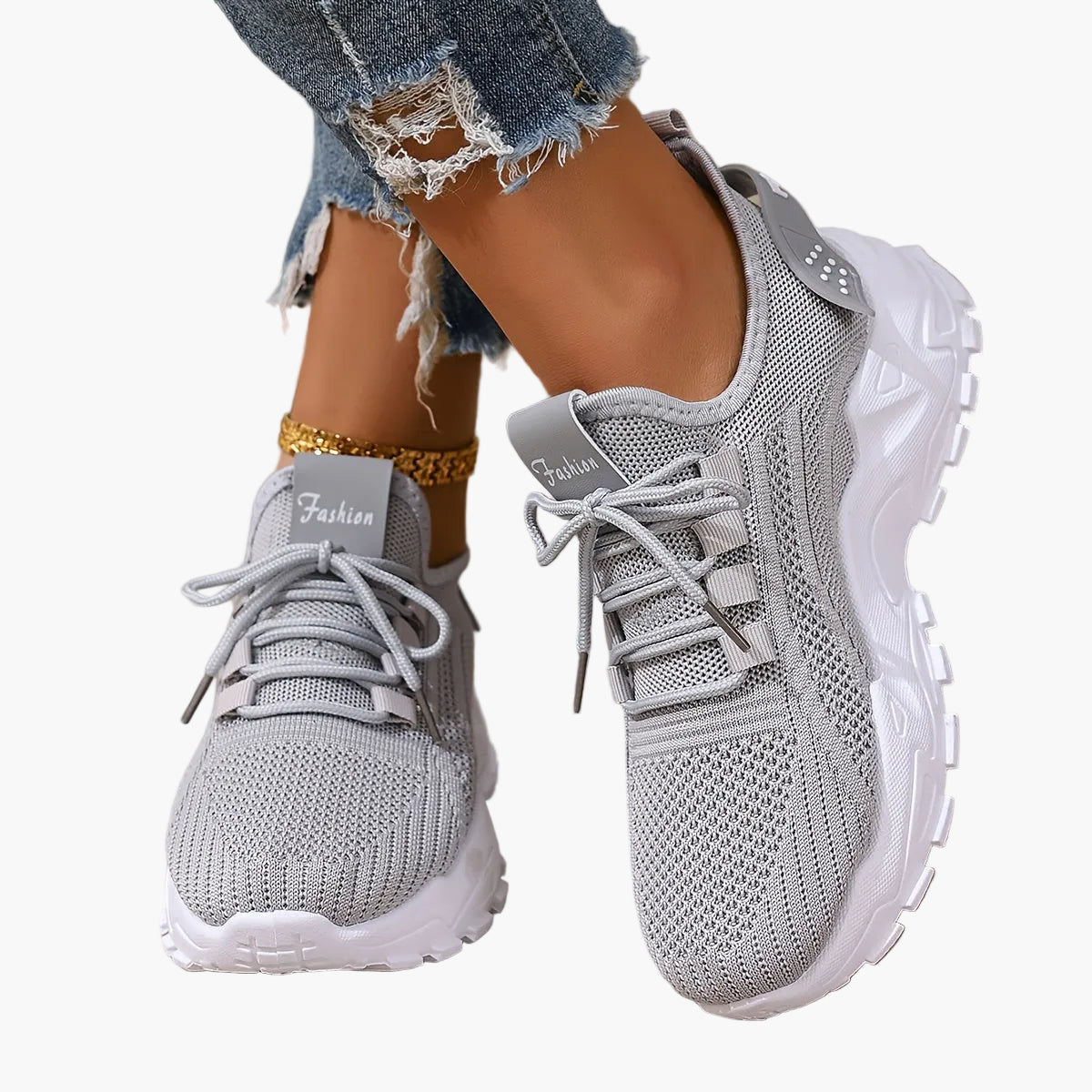 Damen Sneaker Sportlich Bequem Alltag Freizeit Trendige Turnschuhe