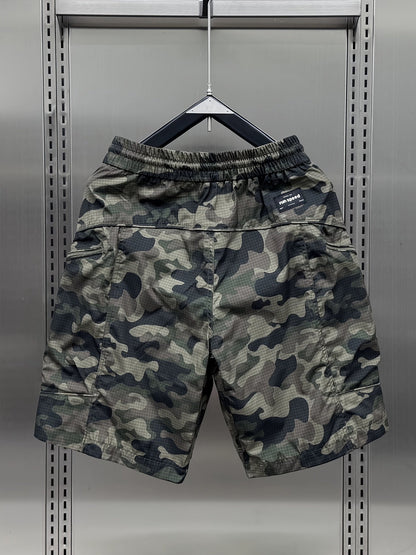 Herren Utility Cargo Shorts mit Reißverschlusstaschen – Urban Athleisure Style